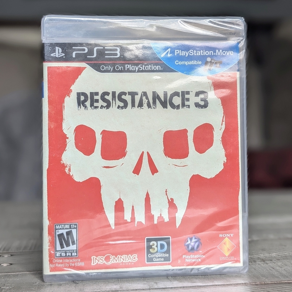 Resistance 3 PS3 Game BRAND NEW Sealed Hard to Find | Play Station 3